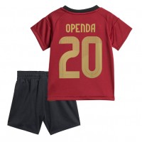 Belgien Lois Openda #20 Fußballbekleidung Heimtrikot Kinder EM 2024 Kurzarm (+ kurze hosen)